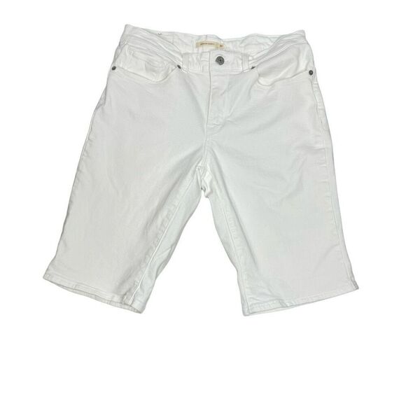 Levi’s white denim classic Bermuda shorts size 30 - Picture 3 of 13
